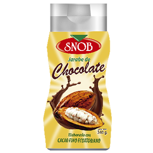 SNOB JARABE DE CHOCOLATE 340gr INDUSTRIA ALIMENTICIA YES